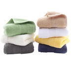 Lot de 2 serviettes de toilette en coton ultra absorbant