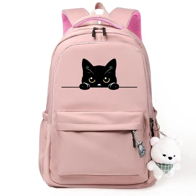 Mochila Diseño de Gato Impermeable