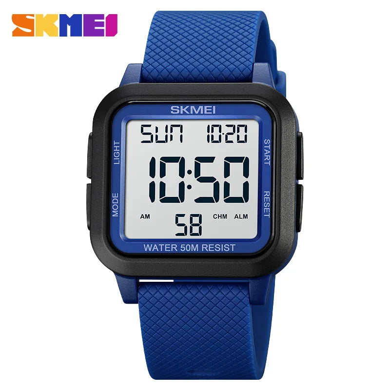 Reloj SKMEI 1894 Deportivo Digital Estilo Militar Para Hombre, Pantalla LED y Cierre de Hebilla