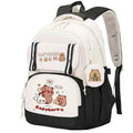 Mochila Capybara Cartoon Mujer Nylon Ultraligera Escolar