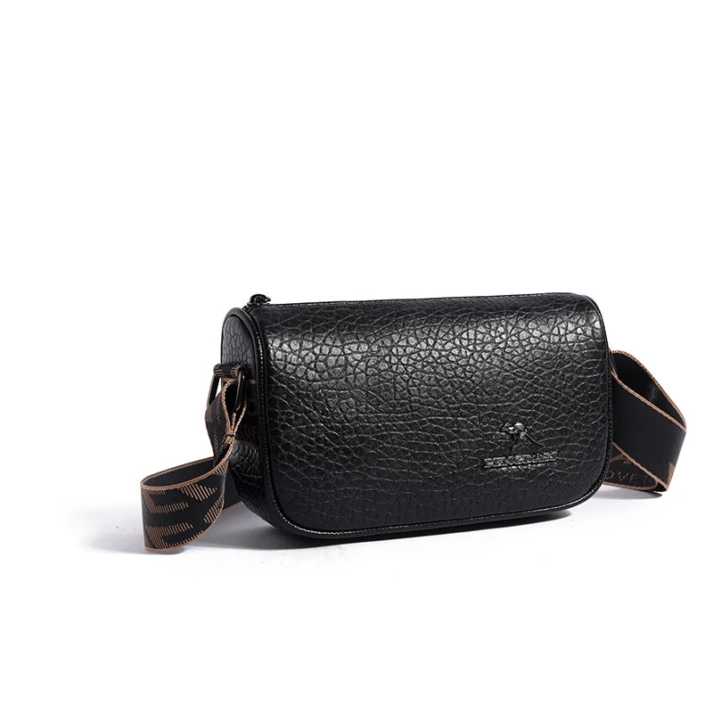Bolso Mensajero de Cuero Mujer Pequeña Diseño Elegante