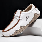 Baskets pour Femme en Cuir Artisanal Décontractées Plateforme Mocassins