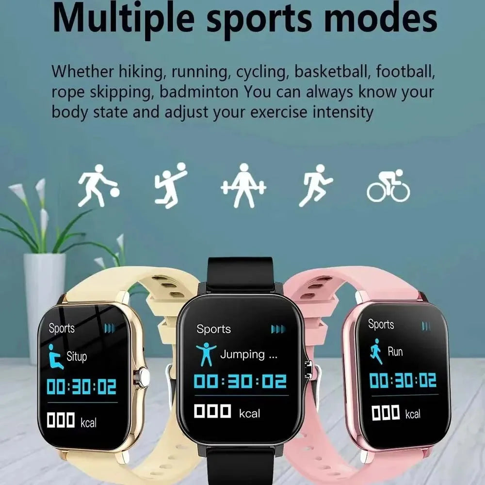 Smartwatch Hombre Mujer Pantalla 1.83'' Llamadas Inalámbricas Fitness