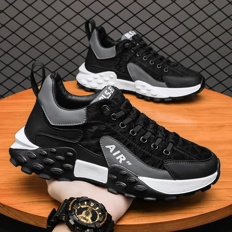 Men's Non-Slip Chunky Sole Trainers