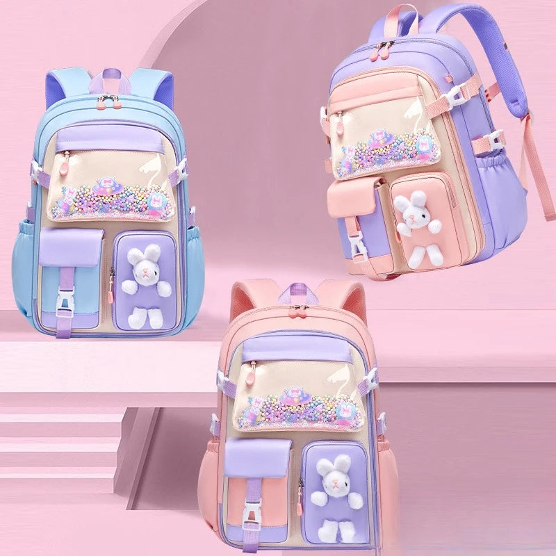 Mochila Kawaii Para Niñas de Primaria Ligera