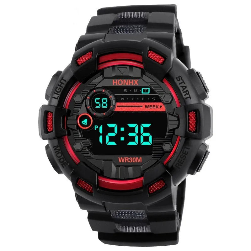 Men's and Students' Multifunctional Sports LED Watch