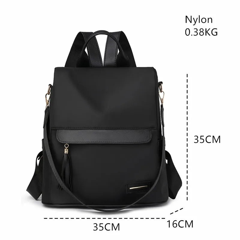 Mochila Impermeable Para Mujer Antirrobo Casual