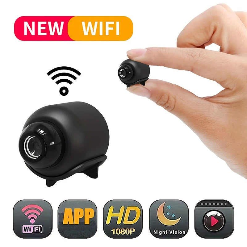 Mini Camera 1080P Clear Night Vision Lightweight