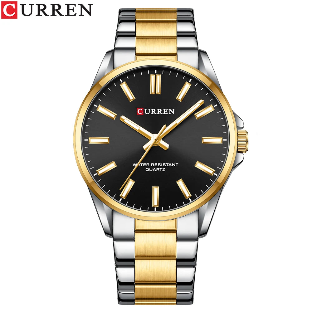 Reloj Hombre Moda Acero Inoxidable Cuarzo Negocios