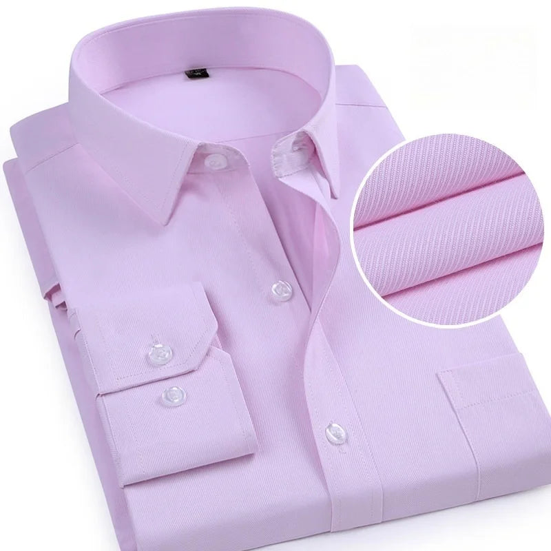 Camisa Formal de Hombre Manga Larga Oficina