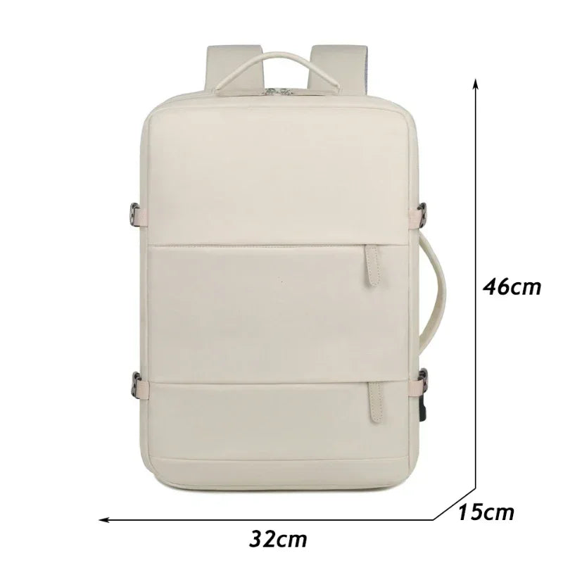 Mochila Multifuncional Impermeable Compartimento Zapatos