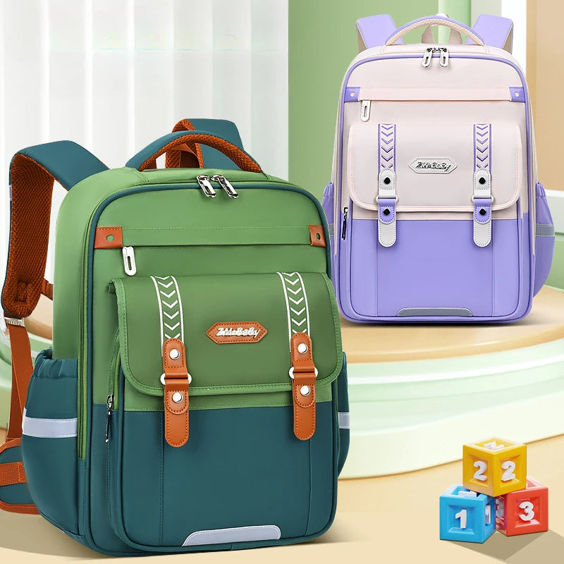 Mochila Escolar Ortopédica Impermeable Niñas y Niños