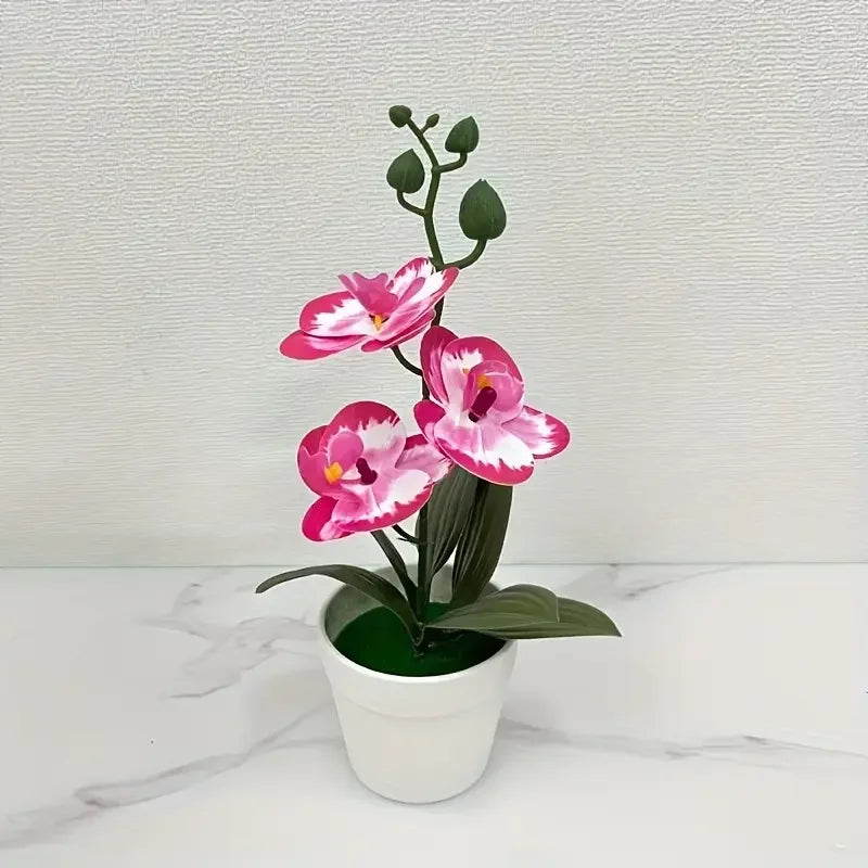 Orquídea Artificial Decoración para Hogar y Oficina