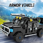Set Bloques de Construcción - Helicóptero /Vehículo Blindado
