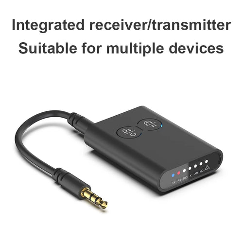 Adaptador Audio Bluetooth 5.3 QCC3040 Receptor Transmisor