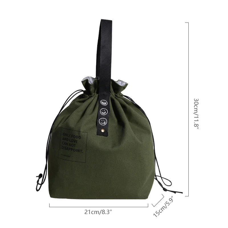 Bolsa Térmica Almuerzo con Cordón Camping Senderismo