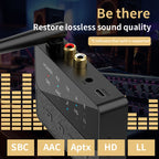 Adaptador Audio Bluetooth 5.3 Receptor Transmisor RCA