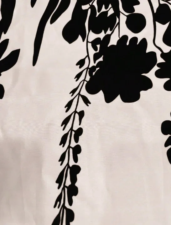 Elegant Black and White Dress for Women for Work/Dates