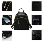 Mini sac à dos en tissu Oxford multifonctionnel pour usage quotidien