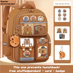 Cartable Capybara pour enfants (CP à 5ème)