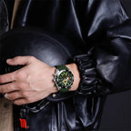 Reloj NAVIFORCE 8038 Deportivo Para Hombre con Cronógrafo y Manecillas Luminosas