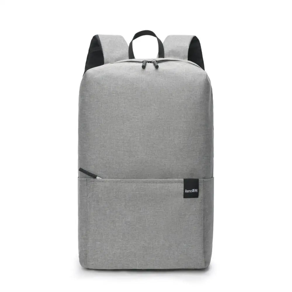 Mochila Pequeña Impermeable Color Sólido Multibolsillos
