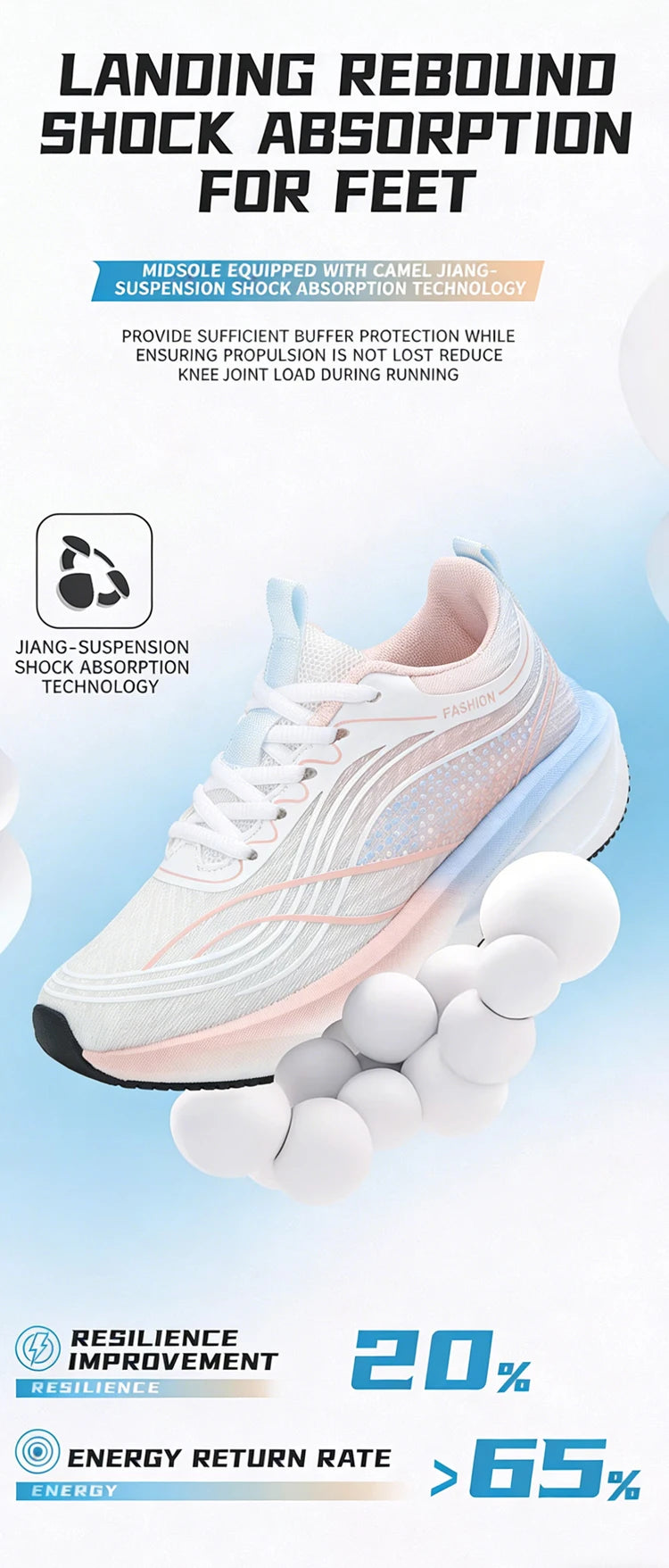 Baskets NBGAGA H607 de sport respirantes à motifs pour femme