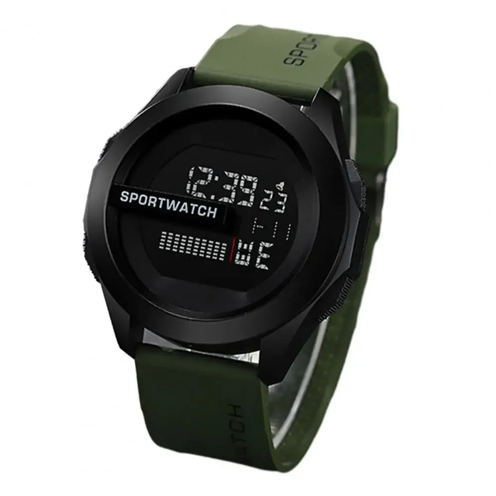 Multifunctional LED Digital Sports Watch for Men