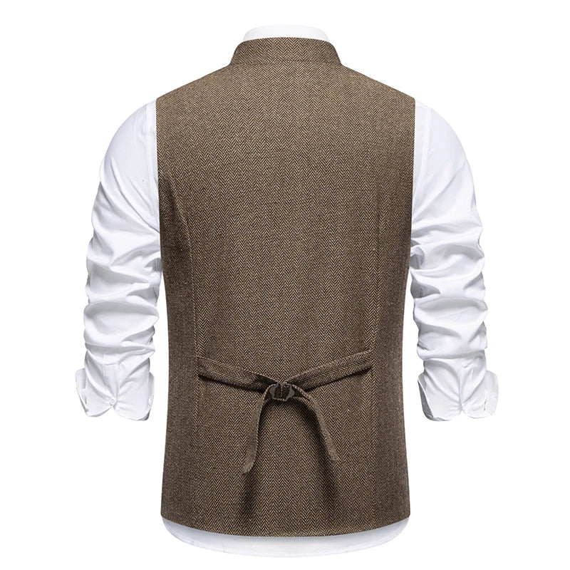Chaleco Vintage para Hombre Eventos Formales
