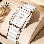 Montre LIGE LG89188 2026 Bracelet en céramique Résistante à l'eau