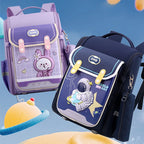Sac à Dos Orthopédique pour Enfants Coque Rigide 3D Lapin et Astronaute