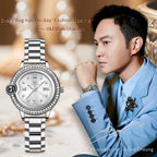 Montre OLEVS de Luxe pour Femme avec Diamants et Date Automatique