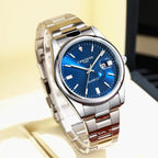Montre Homme CHRONOS Luxe Quartz Acier Inoxydable Lumineuse Étanche
