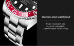 Montre LIGE LG10051 Acier Inoxydable Lumineuse et Résistante à l'Eau
