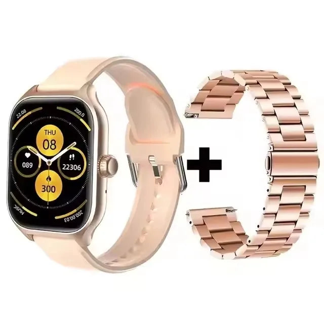Smartwatch Hombre Mujer AMOLED 2.01'' Llamadas Bluetooth Multideporte