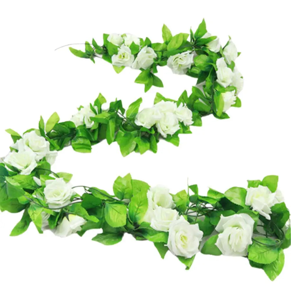 Guirnalda de Rosas Artificiales 230cm Decoración Bodas