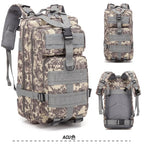 Sac à dos style militaire 30L Imperméable Oxford Camping Randonnée