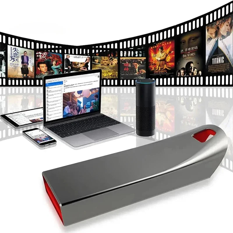 USB 3.0 Metal Waterproof Portable Flash Drive 512GB 1TB 2TB
