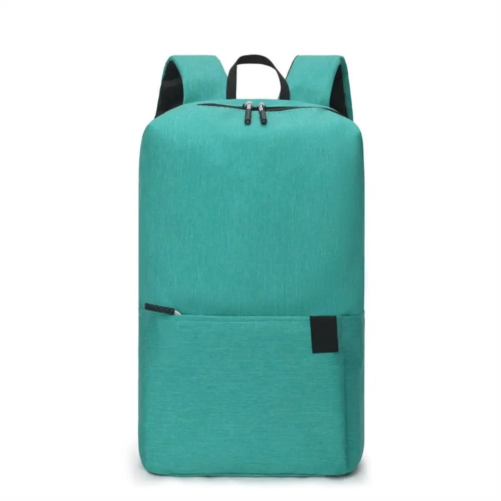 Mochila Pequeña Impermeable Color Sólido Multibolsillos
