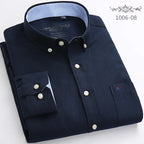 Chemise Homme Coton Manches Longues Coupe Ajustée Formelle