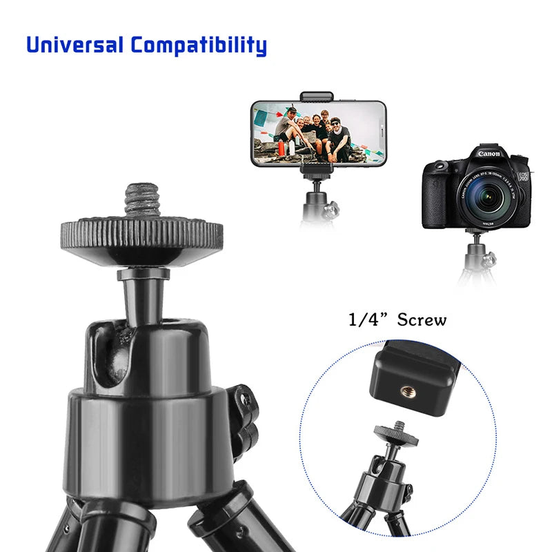 Trípode Mini de Mesa Smartphone Soporte y Clip para Celular
