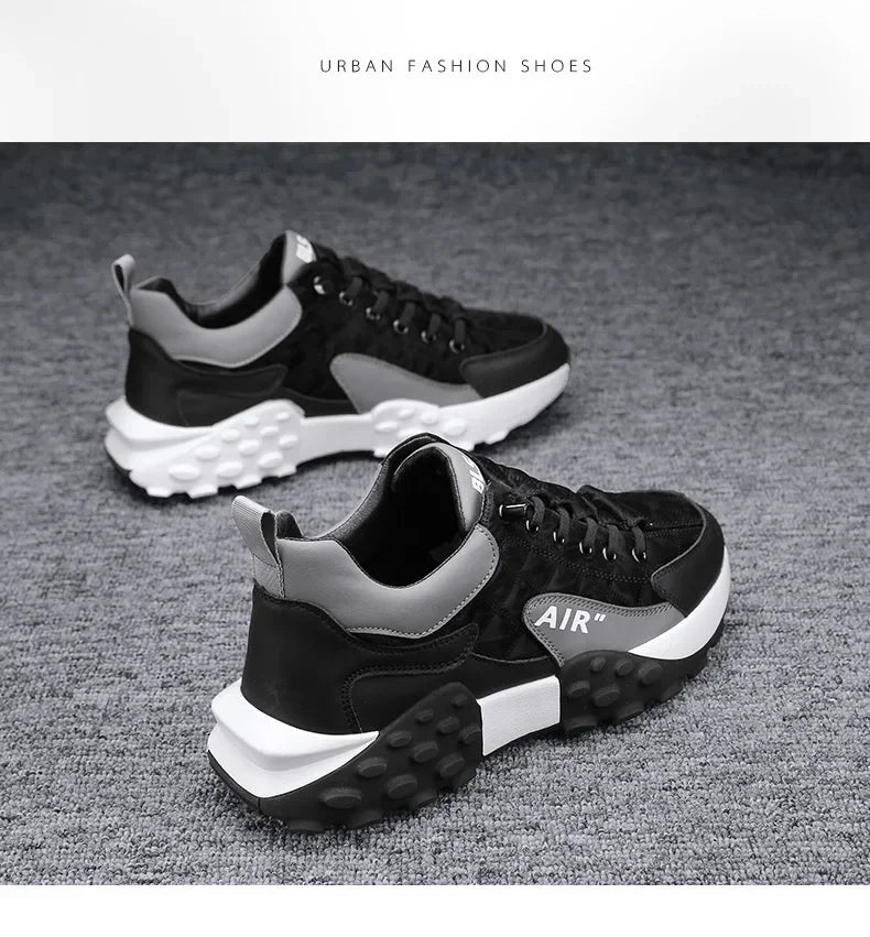 Men's Non-Slip Chunky Sole Trainers