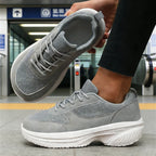 Chaussures de sport pour femme à bout large en maille respirante
