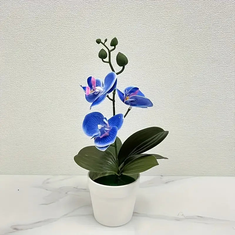 Orquídea Artificial Decoración para Hogar y Oficina