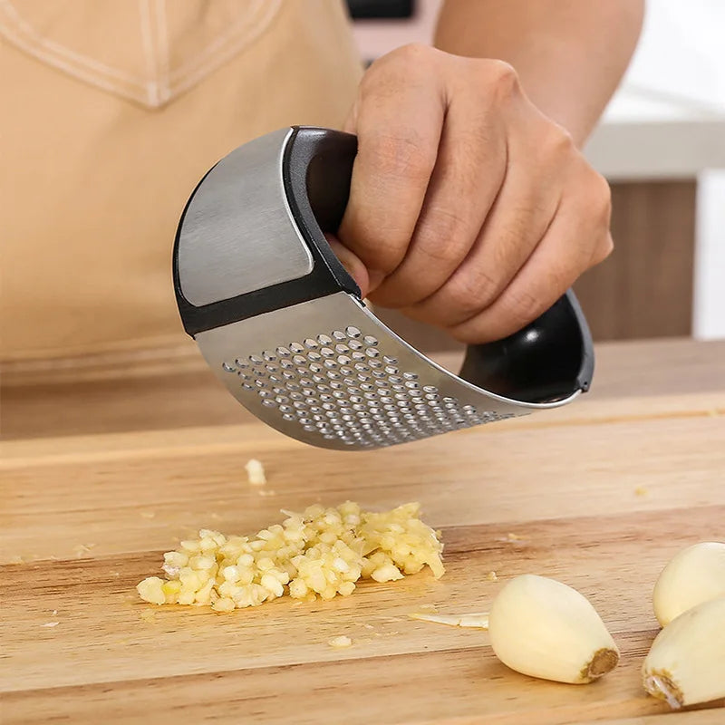 Triturador de Ajo Manual de Acero Inoxidable /Picador Verduras