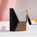 Portefeuille femme en cuir PU avec porte-cartes et porte-monnaie