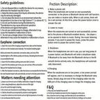 Écouteurs sans fil TWS Bluetooth 5.3 avec affichage numérique