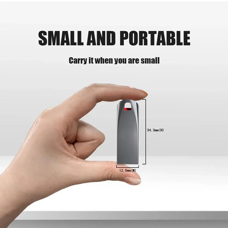 USB 3.0 Metal Waterproof Portable Flash Drive 512GB 1TB 2TB