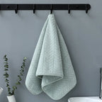 Serviette de Bain en Velours Corail Douce et à Séchage Rapide