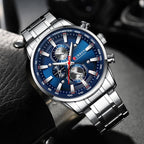 Montre Homme Quartz CURREN Luxe Chronographe Sport Étanche